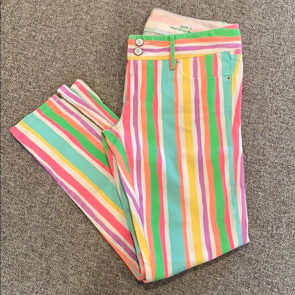 Lilly Pulitzer Candy Striped Jeans